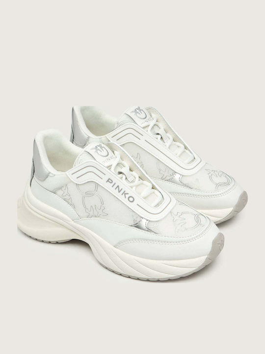 Ariel Women's Chunky White Sneakers