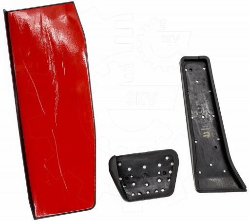 SKV Car Pedal Set For Bmw X1 X3 X4 X5 X6 Silver 3 Pieces