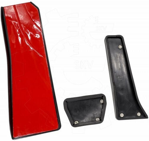 SKV Σετ Πεταλιέρες Αυτοκινήτου για Bmw X3 / X4 / Z4 Ασημί 3τμχ