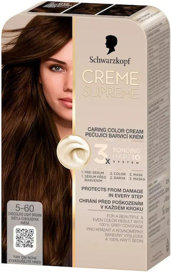 Schwarzkopf Creme Haarfärbemittel 5-60 Schokoladenbraun