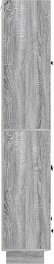 Bibliotheken Grau 2Stücke 66x34.5x1cm