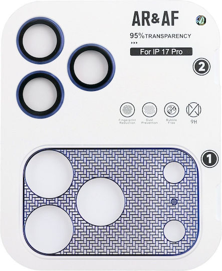 Volte-Tel Protecție Cameră Tempered Glass Albastru pentru Iphone 17 Pro