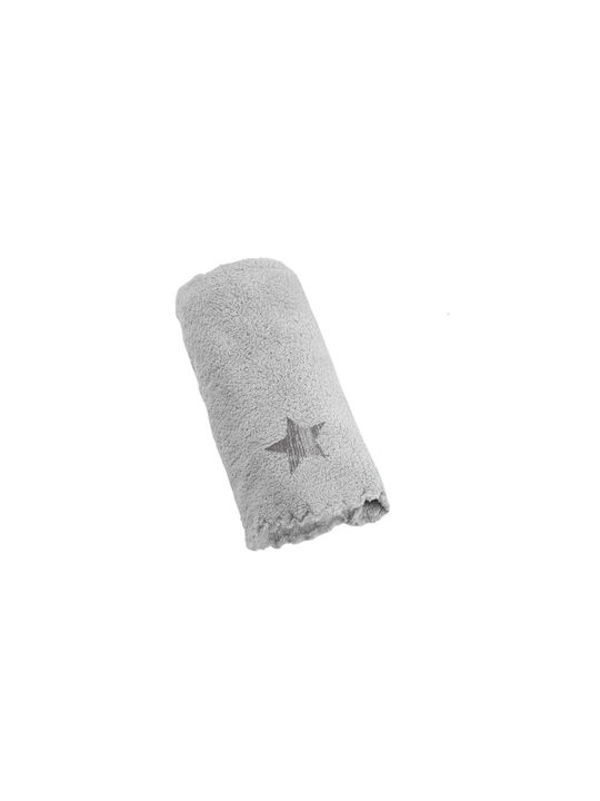 Guy Laroche Blanket Cot Baby Star Gray 100x140cm