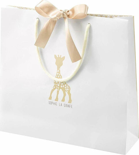 Sophie La Girafe Κουβέρτα Αγκαλιάς & Λίκνου Βελουτέ Γκρι 73x91εκ.