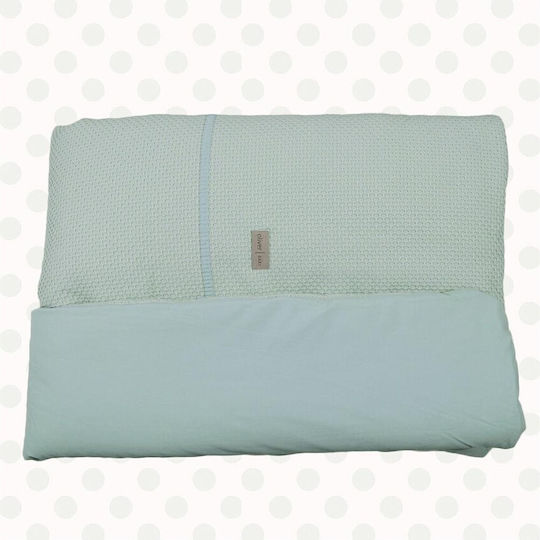 Baby Oliver Set Baby Sheets Cradle Cotton Des. 453 Green 75x110cm