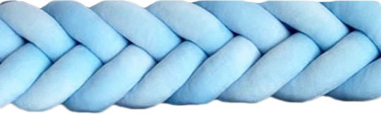 Sparrow Velvet Πάντα Πλεξούδα Εσωτερική Baby Blue 14x200cm