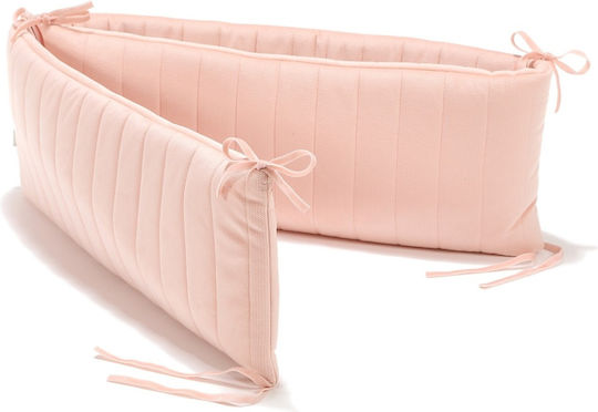 La Millou Velvet Crib Bumpers Classic Inside Pink 25x210cm