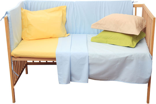 Anna Riska Prestige Crib Bumpers Classic Inside Yellow 40x165cm 409731