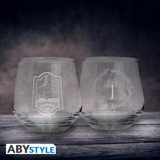 Abysse Lord Of The Rings - Prancing Pony Wasserbrillen Glas 2Stücke