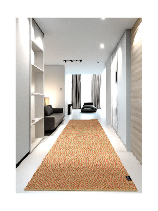 Guy Laroche Vivendi Orange Runner Rug 70x160cm