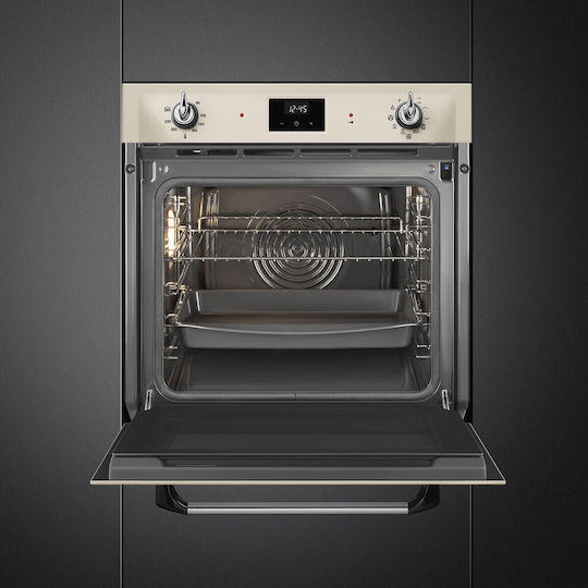 Smeg Φούρνος άνω Πάγκου 68lt Π59.7εκ. Μπεζ