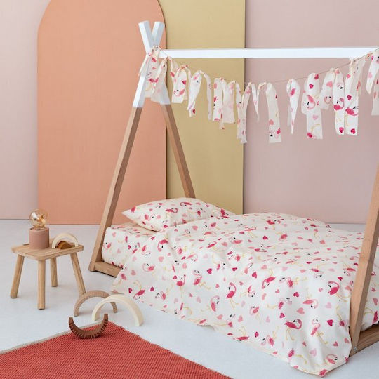 Palamaiki Cotton Baby Quilt My Kingdom MK749 110x150cm White