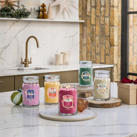 Yankee Candle Signature Αρωματικό σε Βάζο Vanilla Flurries