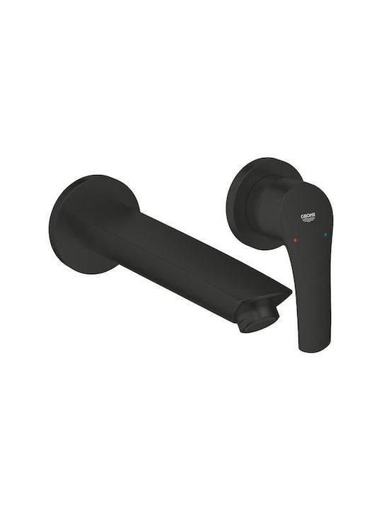 Grohe Eurosmart Built-in Faucet Mixer for Bathroom Sink 2 Exits Black