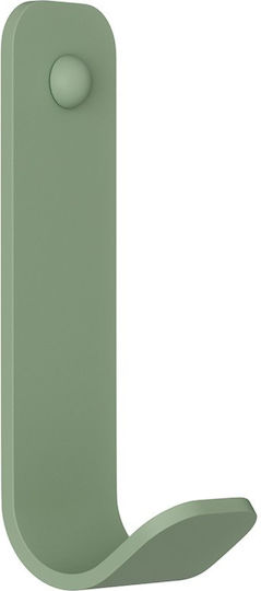Pam & Co Άγκιστρο Μπάνιου Μονό με Βίδες ​5x13cm Matt Mint