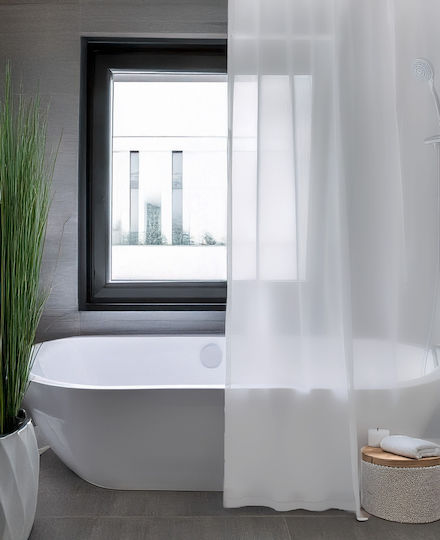 Guy Laroche Shower Curtain 180x180cm Transparent 1128086111000