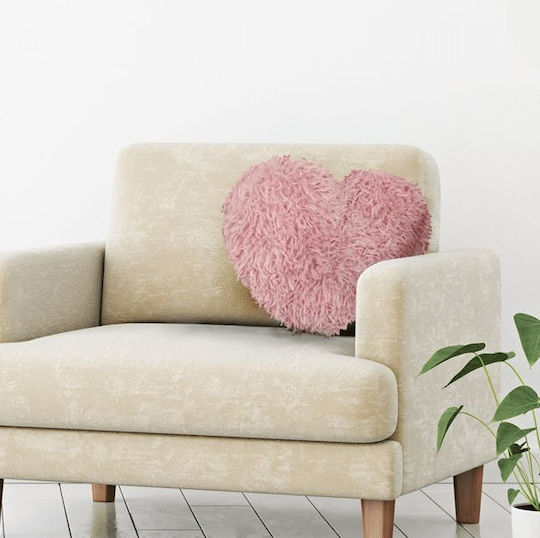Kinder Wurfkissen Rosa 44x39cm