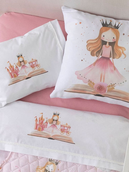 Borea Kids Decorative Pillow Printed White 45x45cm