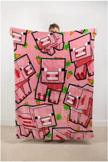 Paladone Cuscino Coperta In Pile Minecraft
