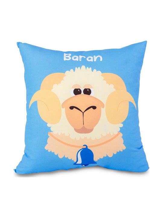Darymex Round Kids Decorative Pillow Blue Diameter 40cm