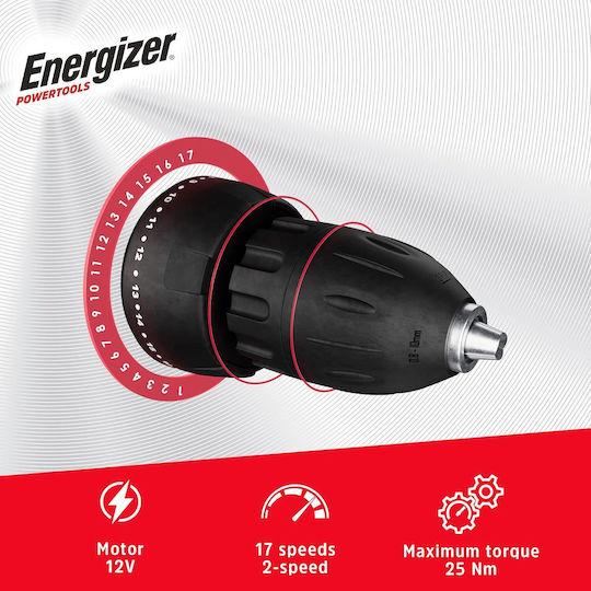 Energizer 3DR08 Screwdriver Battery 12V 1x1.5Ah