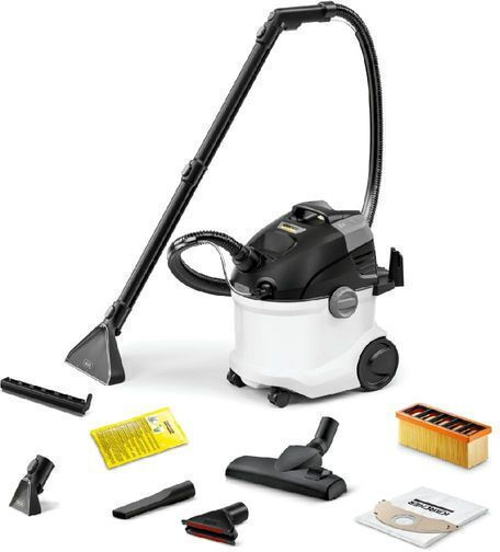Karcher SE5 Σκούπα Βιολογικού Καθαρισμού με Πλαστικό Κάδο 4lt Λευκή