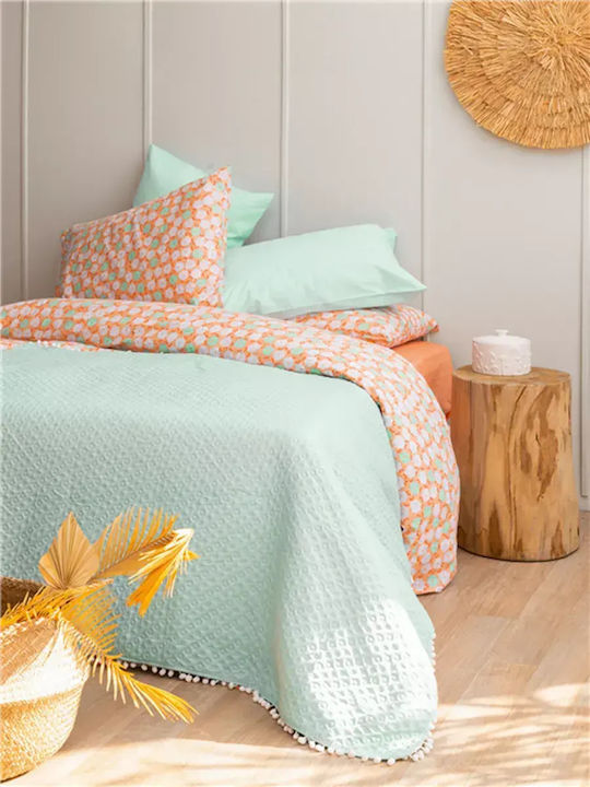 Palamaiki Juniper Set Coverlet Single Ciel 160x240cm 2pcs