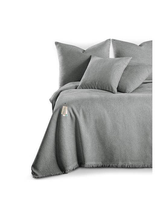 Filumi Filumi Tagesdecke Übergröße aus Polyester Graues 220x240cm