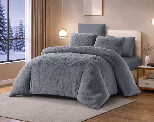 Alpha-Market Bettbezug Set Super-King 240x220cm 300