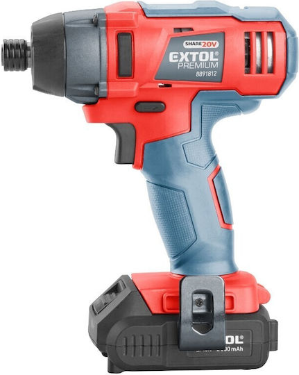 Extol SHARE20V Impact Wrench Battery 20V with Socket 1/4" & Hex