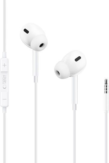 Tech-Protect UltraBoost Core G3 In-ear Handsfree Earphones with 3.5mm Plug White