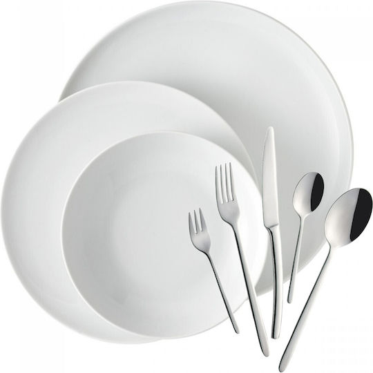 Lubiana Alb Porțelan Set de Vase 132buc