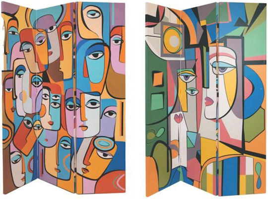 Raumteiler aus Segeltuch 2 Doppelseitig 120x180cm