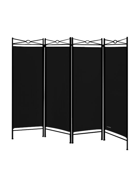 Paravan de Cameră Negru 180 X 163 Cm