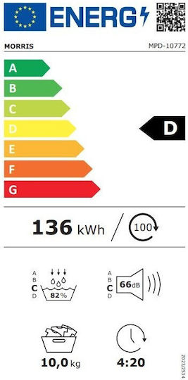Morris Ellie Series Tumble Dryer 10kg with Heat Pump