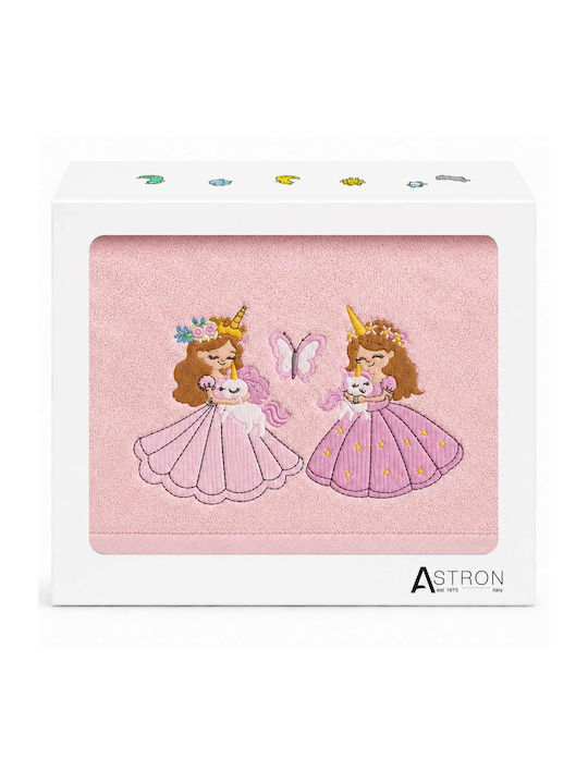 Astron Italy Set De Prosoape Pentru Bebeluşi 2 Piese Princess Greutate 500gr/m² Astron Italy Set De Prosoape Pentru Bebeluşi 2 Piese Princess Greutate 500gr/m²