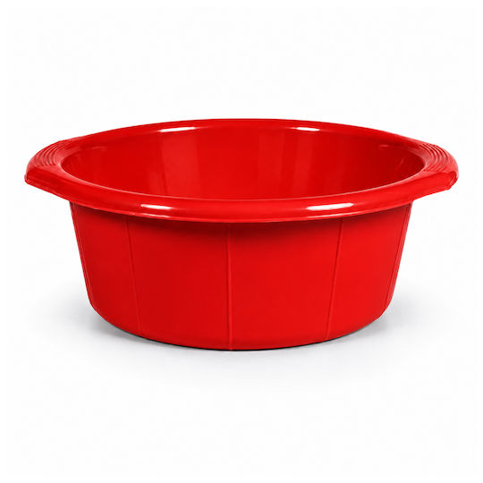 Viomes Basin Round 55x55x24cm. Capacity 30lt Red