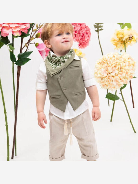 Bambolino Baptism Suit for Boy Stratos Multicolour