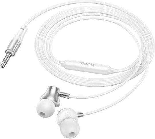 Hoco M119 In-ear Căști handsfree cu mufă 3.5mm Argintii