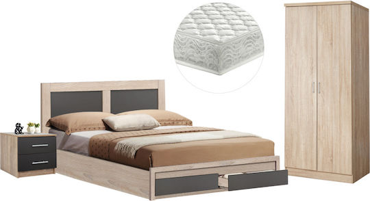 HomeMarkt Φοιτητικό Υπνοδωμάτιο 4τμχ HM11319