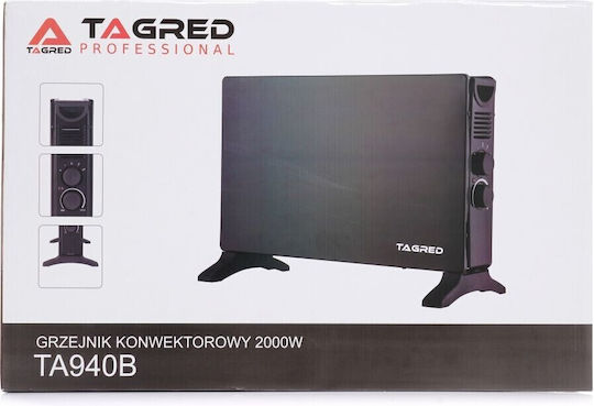 Tagred Convectoare pardoseală 2000W Negru