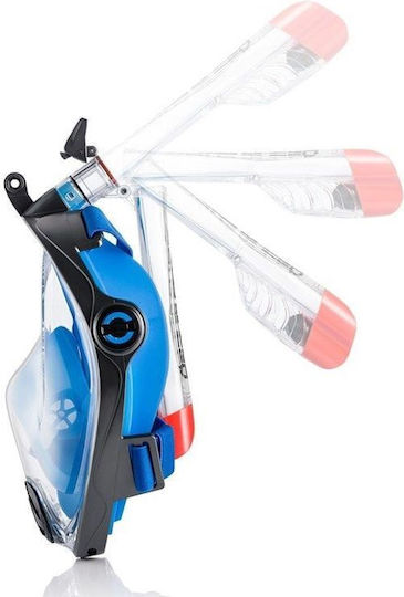 Aquaspeed Spectra 2.0 Водолазна Маска Силиконов Full Face Син/Графит