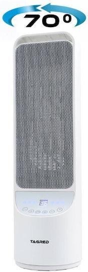 Tagred Ceramic Fan Heater Room Floor Alb 2000W