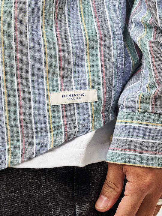 Long Sleeve Shirt in Regular Fit Striped Multicolours