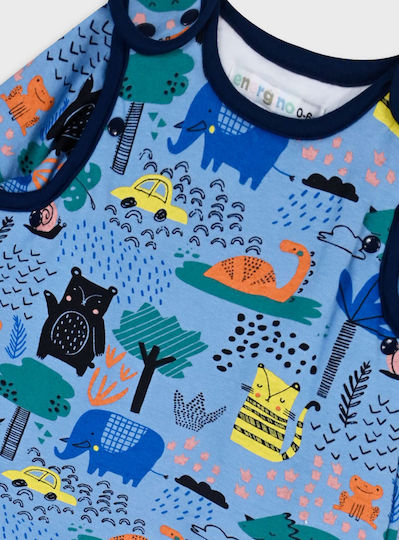 Energiers Winter Sleeping Bag Printed with Detachable Sleeves