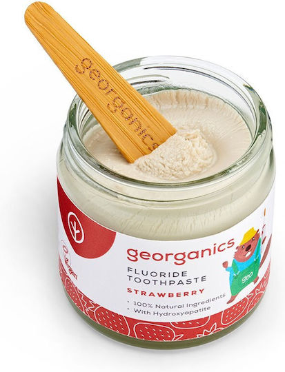 Georganics Baby Toothpaste for 3m+ with Strawberry Flavor 60ml
