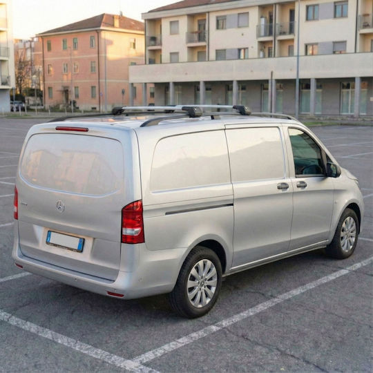 Roof Rack Classic Rails Mercedes Vito W447 From 2014 Silver