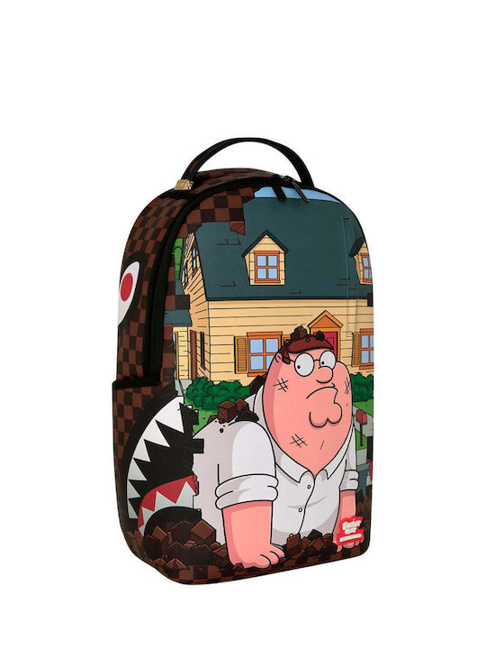 Sprayground School Backpack Junior High-High School Backpack Family Guy Peter Falling Through Wall Dlxsv