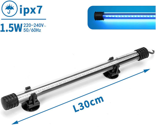 Nobleza Led Lamp for Aquarium Lighting with Blue Light 1.5W