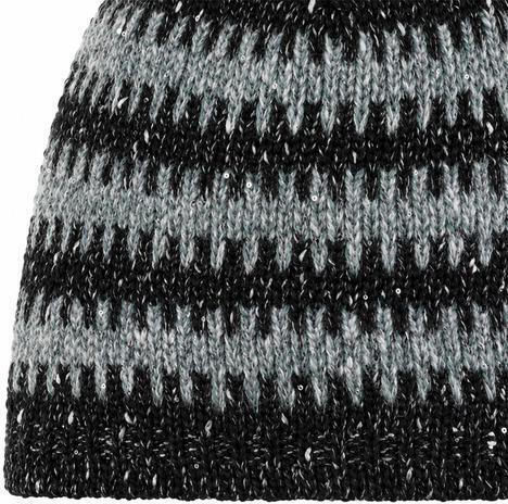Beanie Unisex Strickmütze in Schwarz